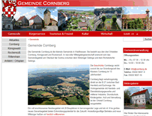 Tablet Screenshot of cornberg.de